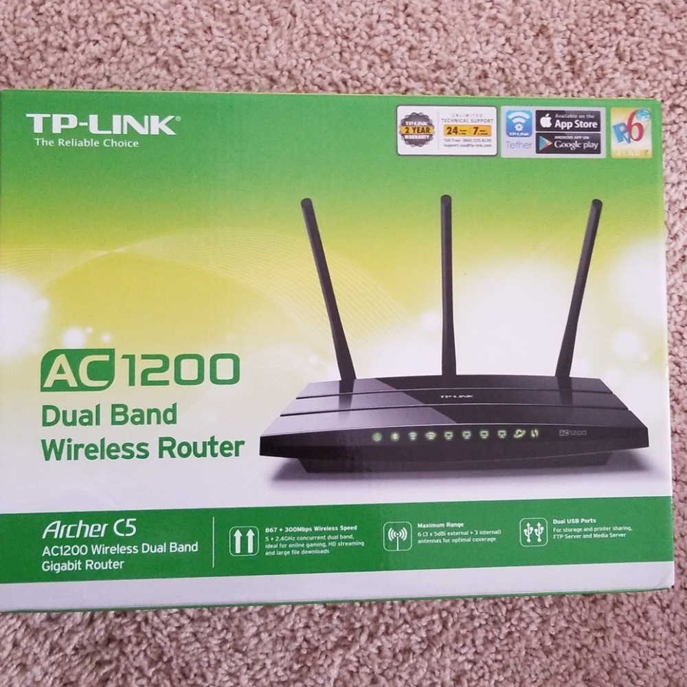 TP-Link Archer AC1200 Smart WiFi Router Dual-band